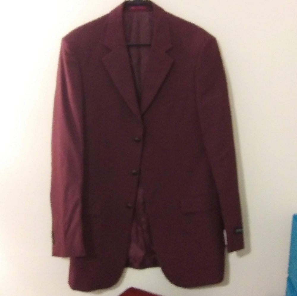 Studio Ferera Burgundy Suit Jacket NWT
